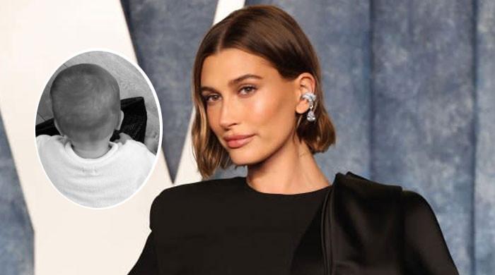 Hailey Bieber melts hearts with new pic of 9-month-old son
