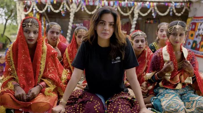 Saba Qamar leads Unicef’s campaign against child marriage in Pakistan