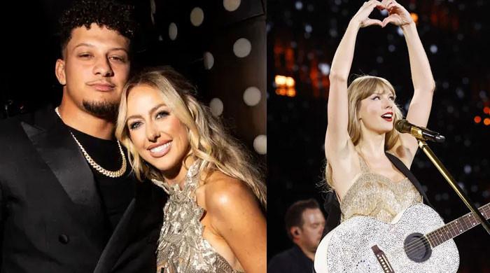 Patrick and Brittany Mahomes celebrate Taylor Swift’s music catalog return