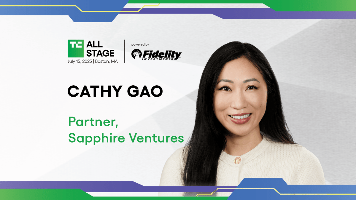 TechCrunch All Stage 2025 Cathy Gao